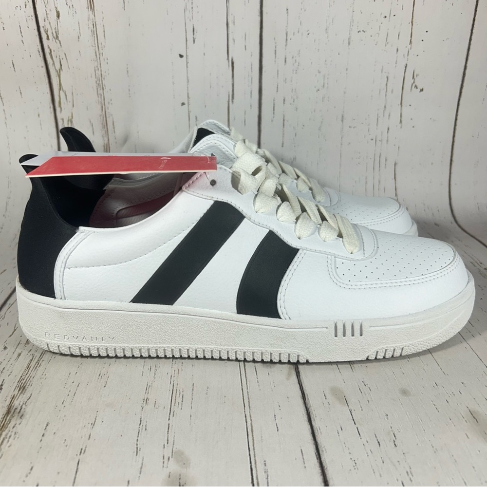 Redvanly Contender Spikeless Mens Golf Shoes White Black Size 12
